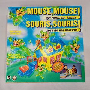 Mouse Mouse Get Outta My House Vintage 1994 Game Pressman Toy